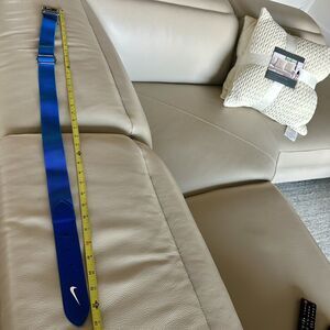 Nike Baseball Softball Belt Adjustable Metal Buckle Elastic Blue